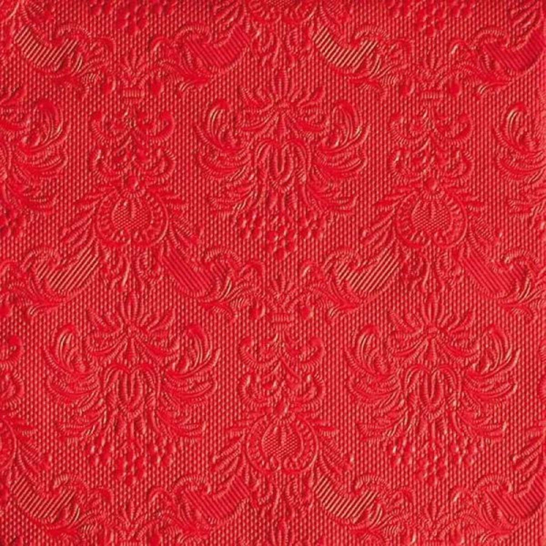Guardanapo Decoupage com Relevo Ambiente 13305515 Elegancy Vermelho 2 unidades - Palácio da Arte