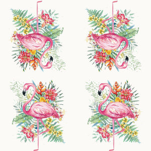 Guardanapo Decoupage Flamingo Tropical 13317230 Ambiente com 2 peças - Palácio da Arte