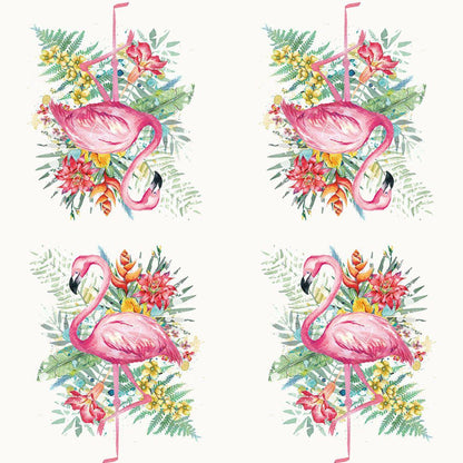 Guardanapo Decoupage Flamingo Tropical 13317230 Ambiente com 2 peças - Palácio da Arte