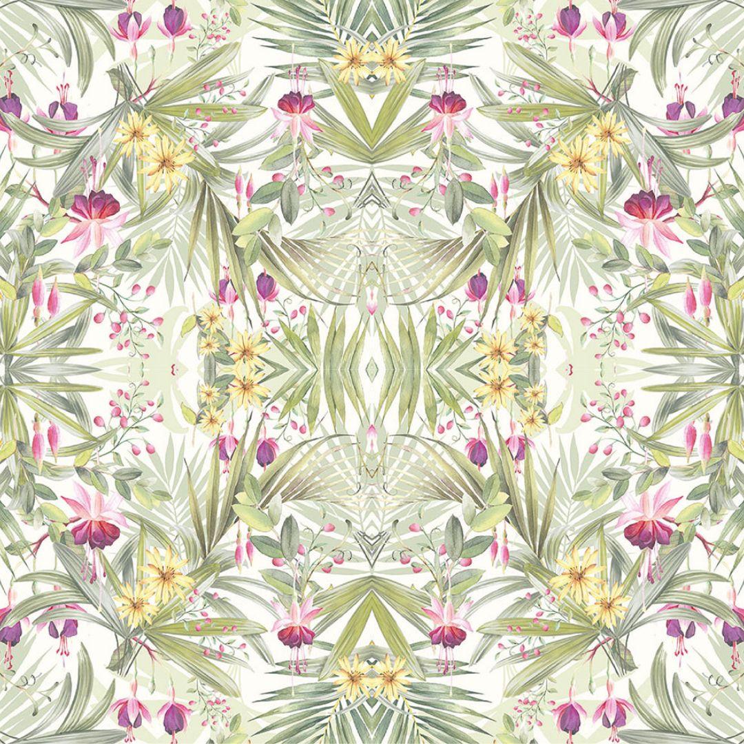 Guardanapo Decoupage Flores e Folhas Exoticas 13317235 Ambiente com 2 peças - Palácio da Arte