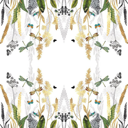 Guardanapo Decoupage Flores Ornamentais Brancas 13317470 Ambiente com 2 peças - Palácio da Arte