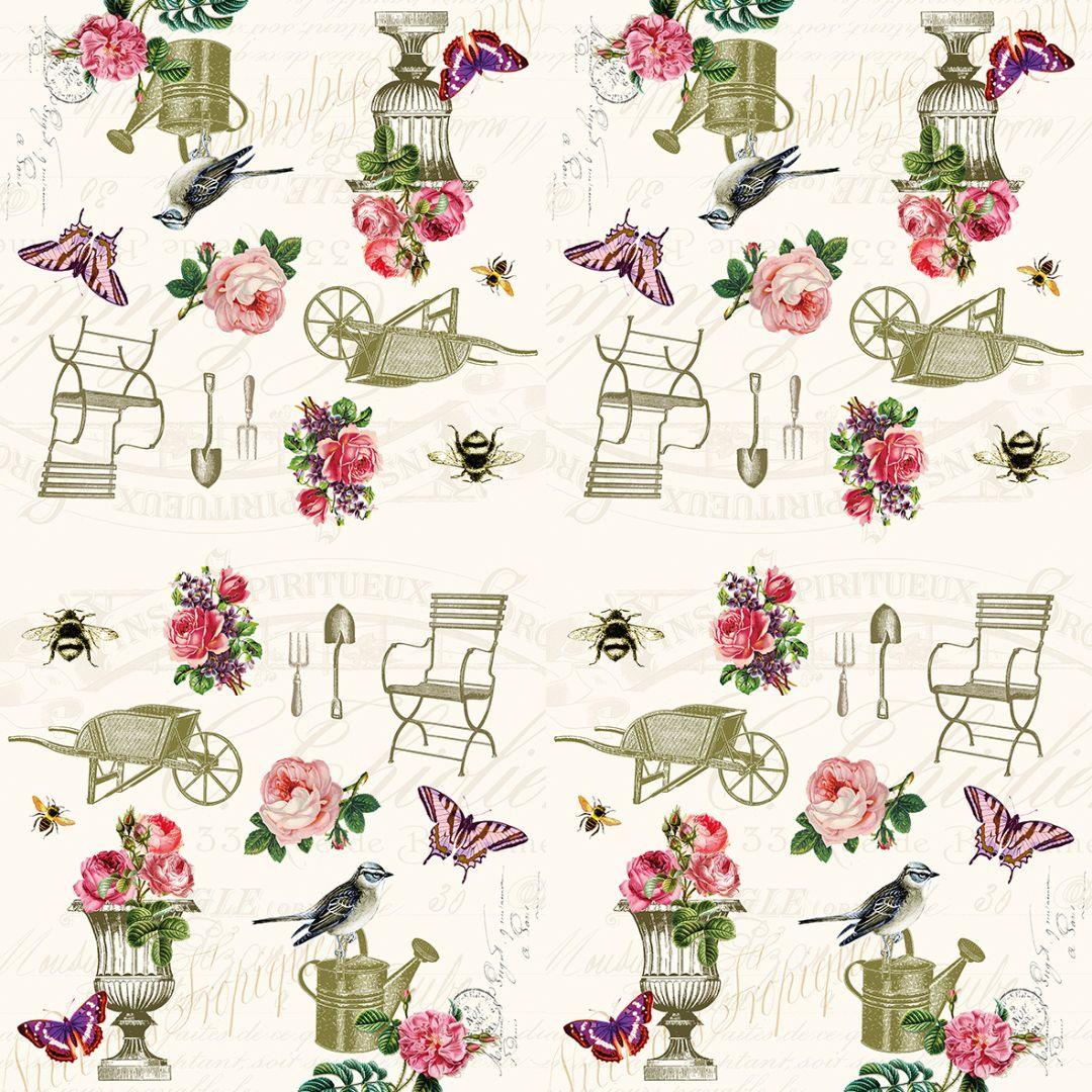 Guardanapo Decoupage Garden Spirit 13316115 Ambiente com 2 peças - Palácio da Arte