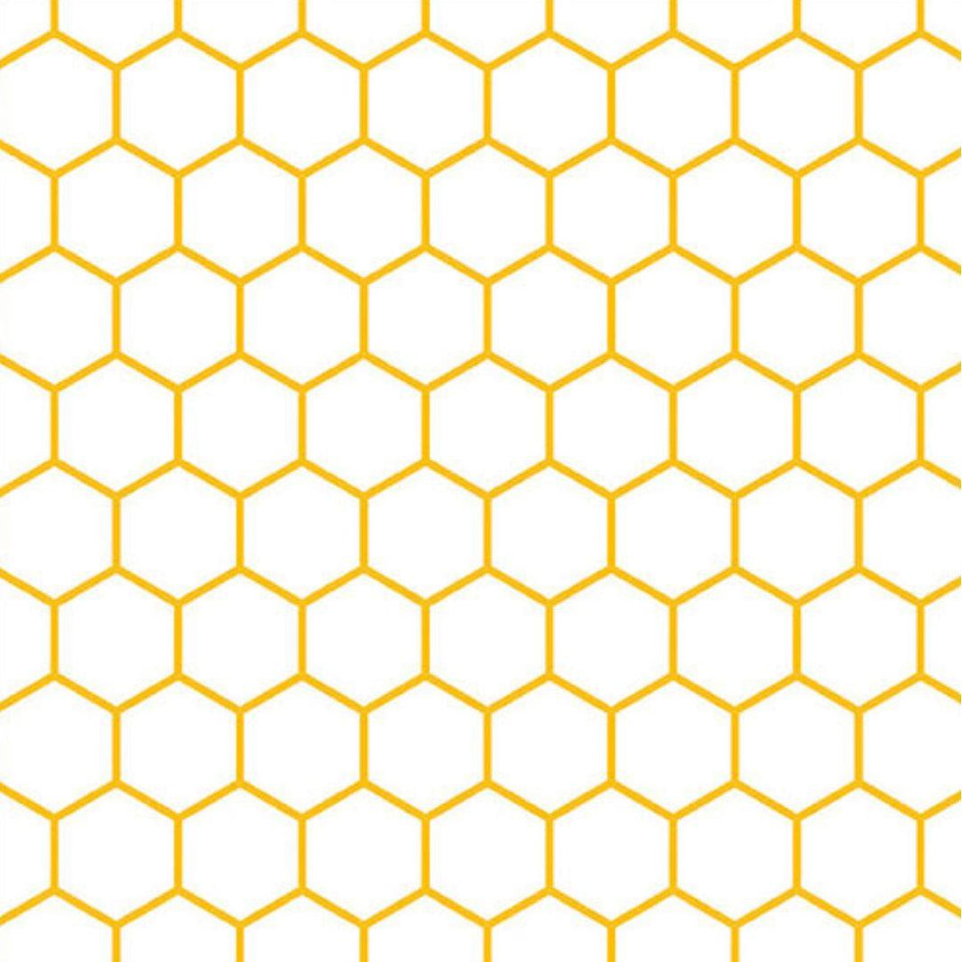 Guardanapo Decoupage Hexagonal Amarelo 13317600 Ambiente com 2 peças - Palácio da Arte