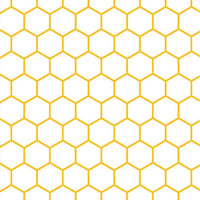 Guardanapo Decoupage Hexagonal Amarelo 13317600 Ambiente com 2 peças - Palácio da Arte