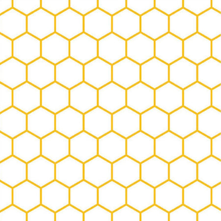 Guardanapo Decoupage Hexagonal Amarelo 13317600 Ambiente com 2 peças - Palácio da Arte
