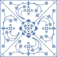 Guardanapo Decoupage Indisch Blau 13307275 Ambiente com 2 peças - Palácio da Arte