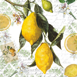 Guardanapo Decoupage Lemon 13314990 Ambiente com 2 peças - Palácio da Arte