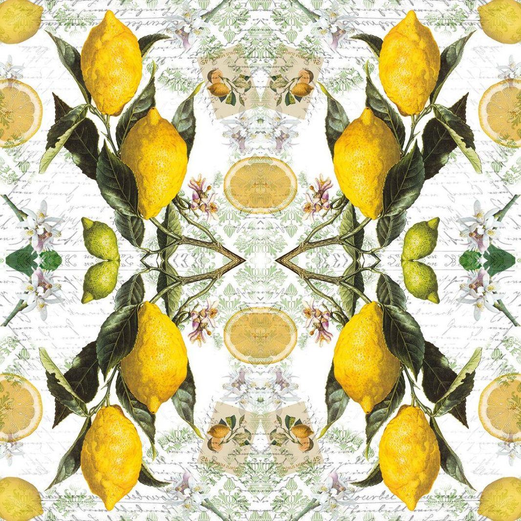 Guardanapo Decoupage Lemon 13314990 Ambiente com 2 peças - Palácio da Arte