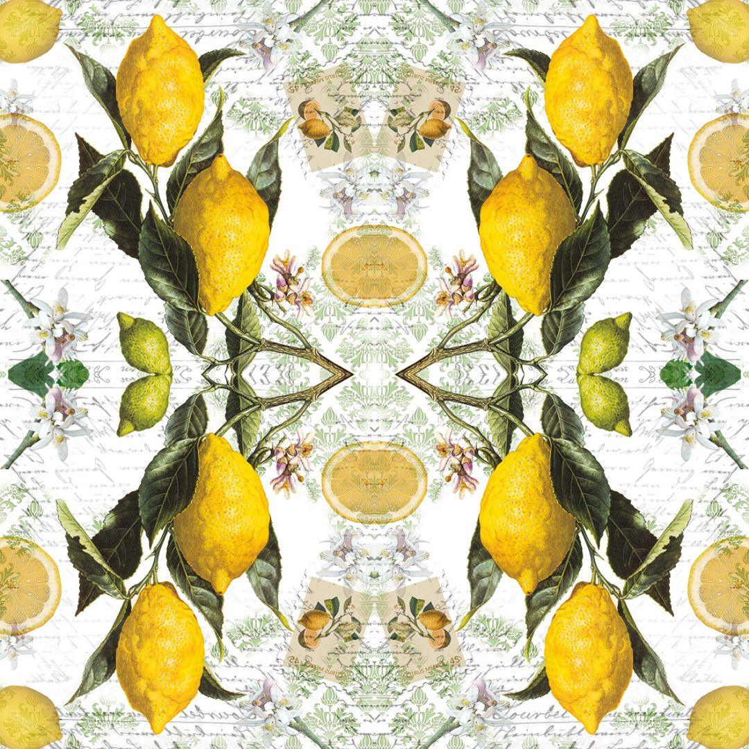 Guardanapo Decoupage Lemon 13314990 Ambiente com 2 peças - Palácio da Arte