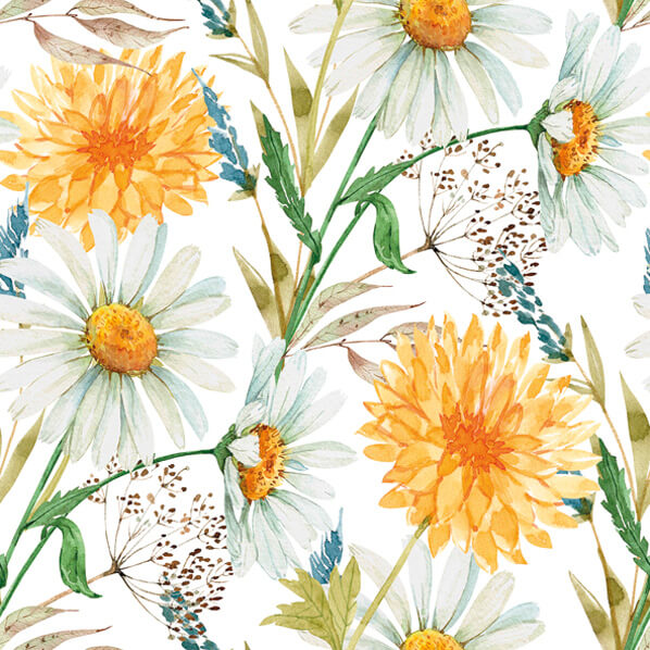 Guardanapo Decoupage Litoarte G2-049 Marigolg e Flores Silvestres - Palácio da Arte