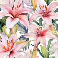 Guardanapo Decoupage Litoarte G3-059 Lírios Rosa - Palácio da Arte