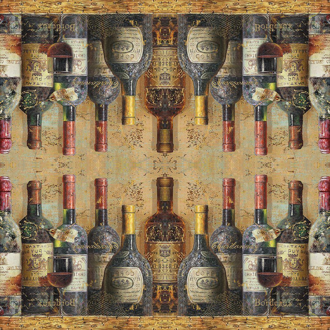 Guardanapo Decoupage Melhores Vinhos 13312940 Ambiente com 2 peças - Palácio da Arte