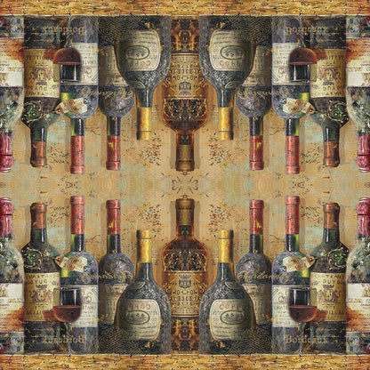 Guardanapo Decoupage Melhores Vinhos 13312940 Ambiente com 2 peças - Palácio da Arte
