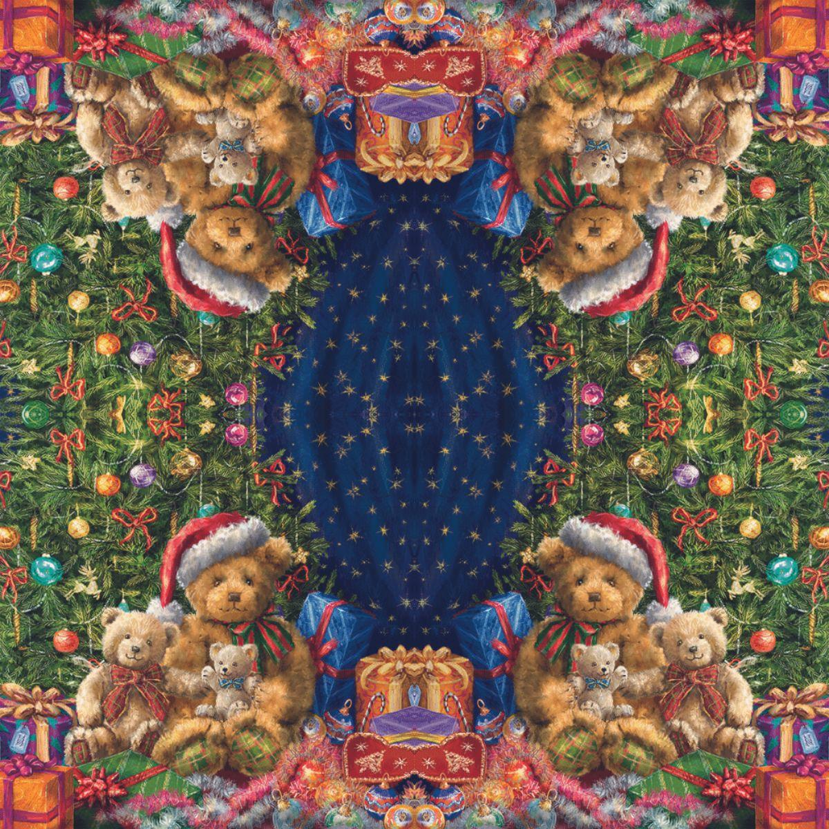 Guardanapo Decoupage Natal X-mas Bears 33316640 Ambiente com 2 peças - Palácio da Arte