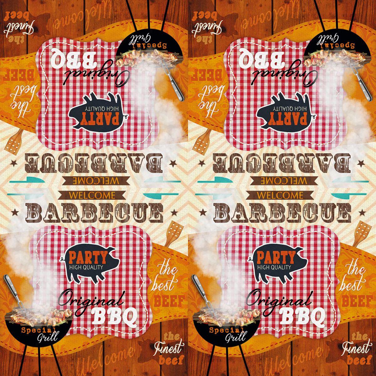 Guardanapo Decoupage Original Barbecue 13313185 Ambiente com 2 peças - Palácio da Arte