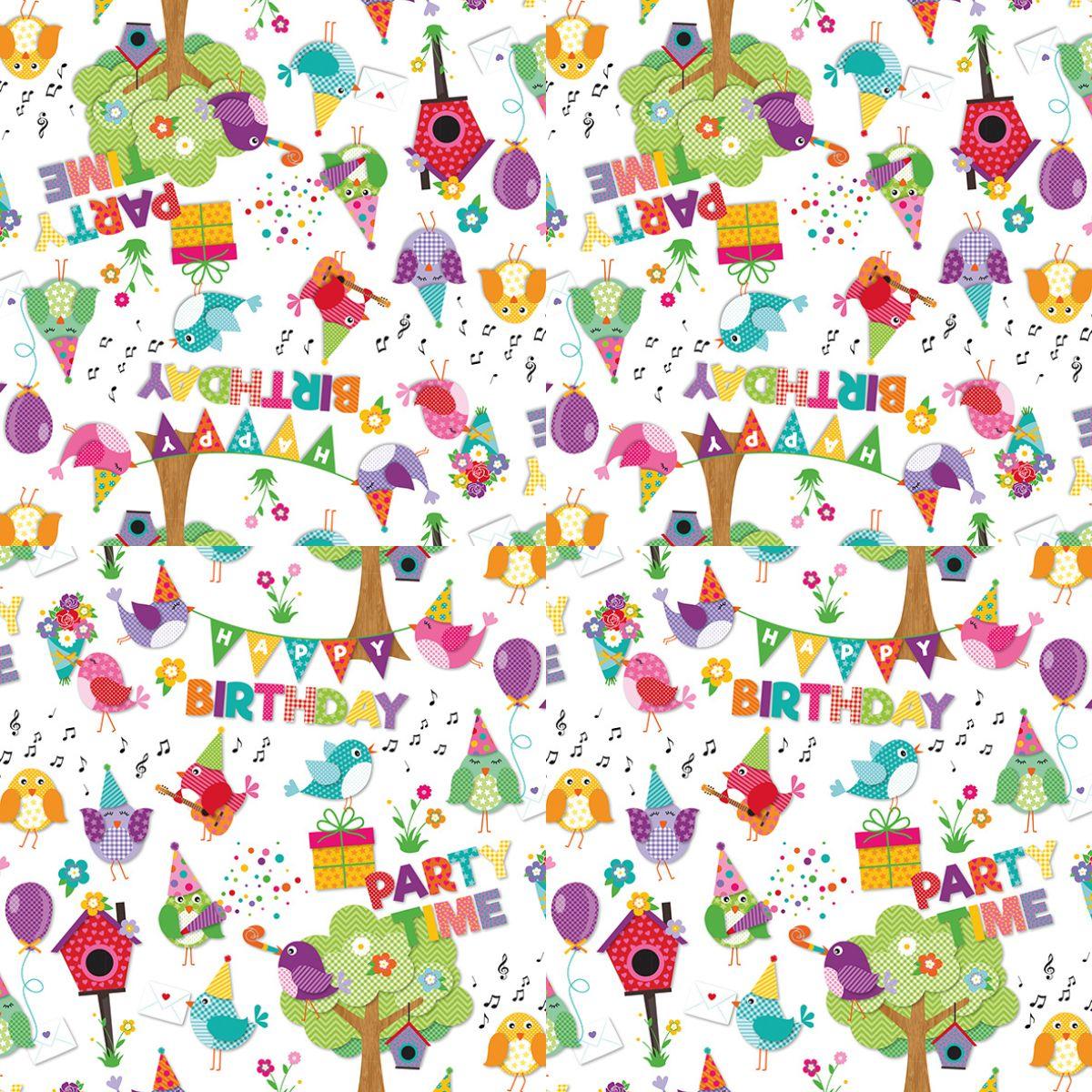 Guardanapo Decoupage Party Time White 13316085 Ambiente com 2 peças - Palácio da Arte