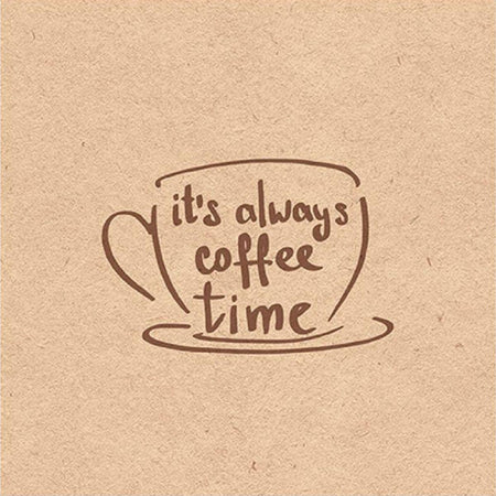 Guardanapo Decoupage Reciclado Always Coffee 13315175 Ambiente com 2 peças - Palácio da Arte