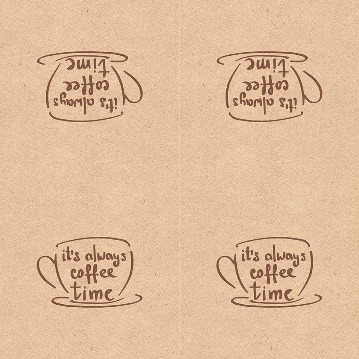 Guardanapo Decoupage Reciclado Always Coffee 13315175 Ambiente com 2 peças - Palácio da Arte