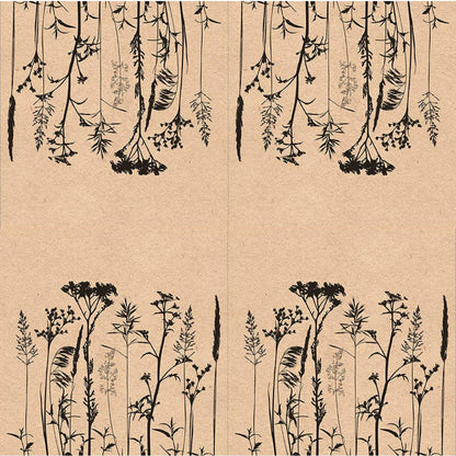 Guardanapo Decoupage Reciclado Herbs and Flowes Black 13315210 Ambiente com 2 peças - Palácio da Arte