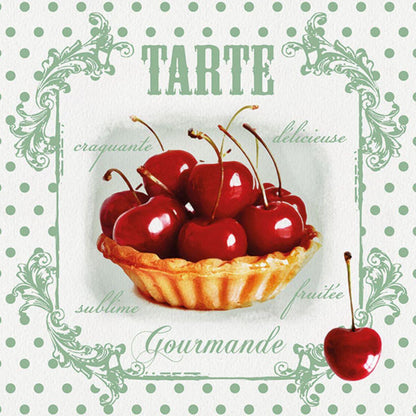 Guardanapo Decoupage Red Cherries 13314180 Ambiente com 2 peças - Palácio da Arte