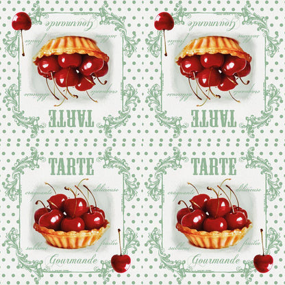 Guardanapo Decoupage Red Cherries 13314180 Ambiente com 2 peças - Palácio da Arte