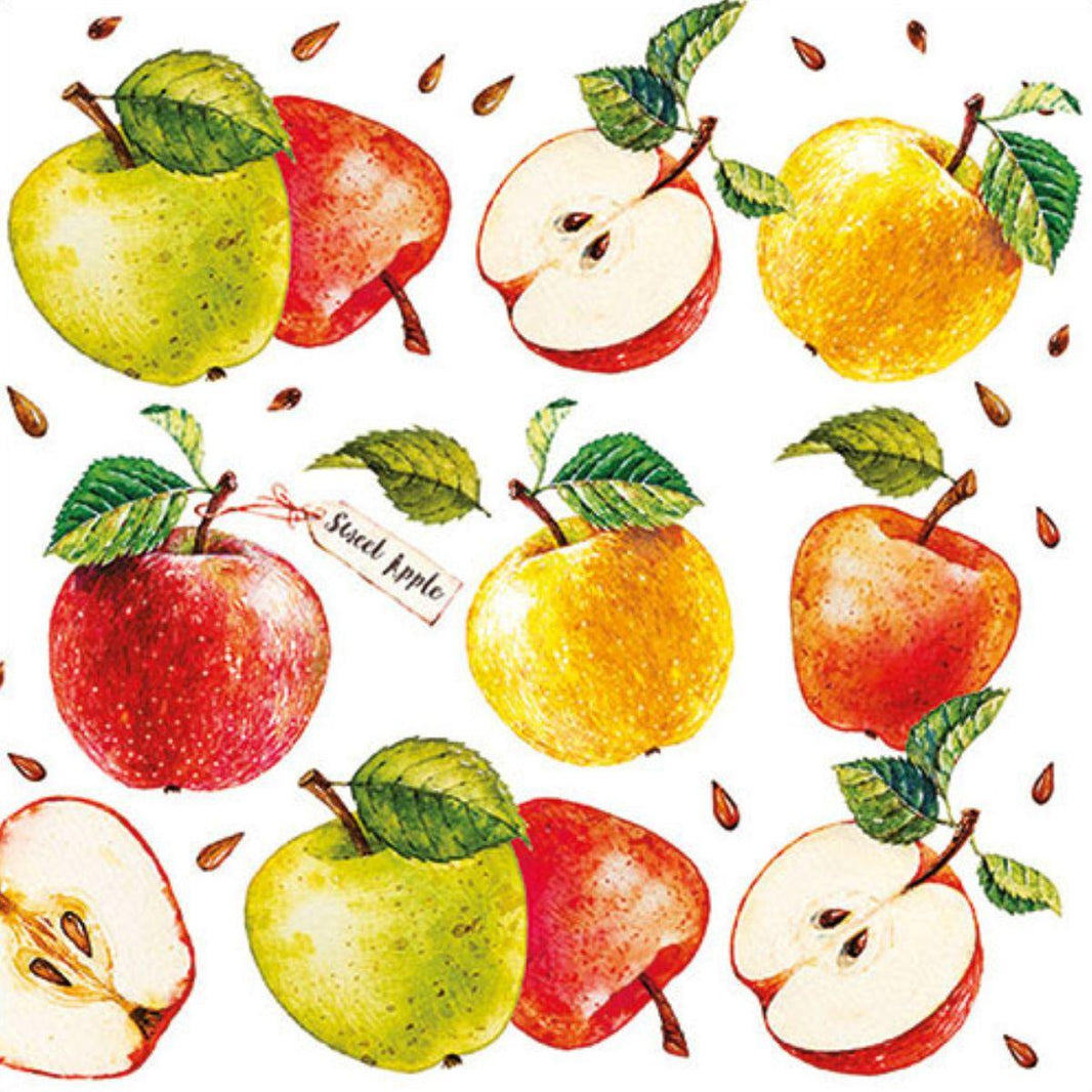 Guardanapo Decoupage Sweet Apple 13314410 Ambiente com 2 peças - Palácio da Arte