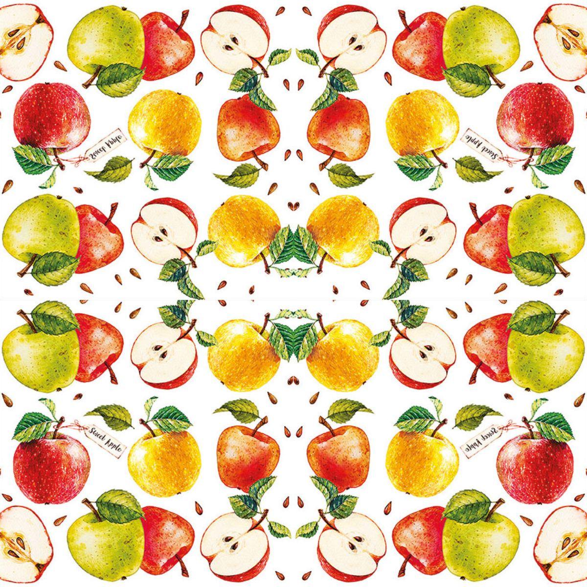Guardanapo Decoupage Sweet Apple 13314410 Ambiente com 2 peças - Palácio da Arte