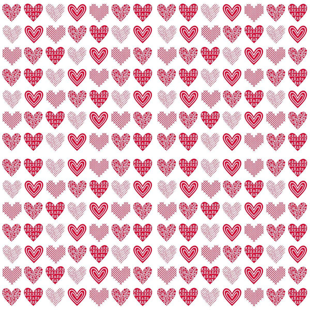 Guardanapo Heart Mood 1334381 PPD com 2 peças - Palácio da Arte