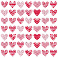 Guardanapo Heart Mood 1334381 PPD com 2 peças - Palácio da Arte