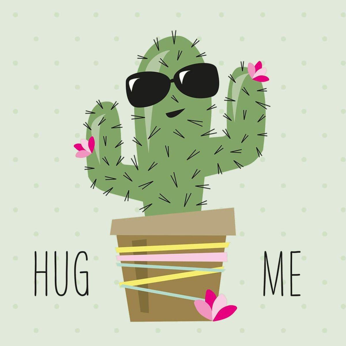 Guardanapo Hug Me Cactus 1333150 PPD com 2 peças - Palácio da Arte