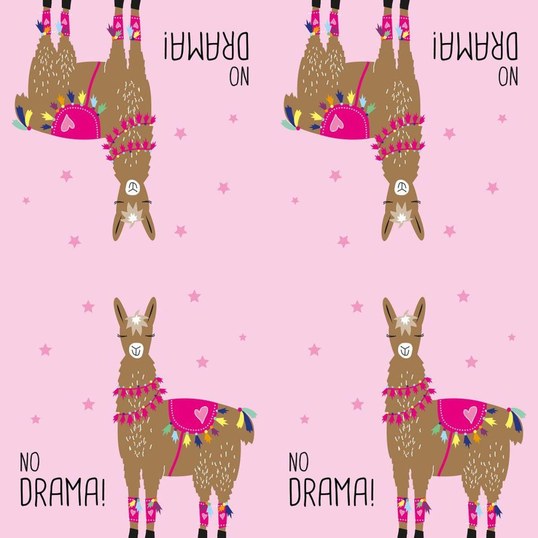 Guardanapo Lhama No Drama Pink 1332888 PPD com 2 peças - Palácio da Arte