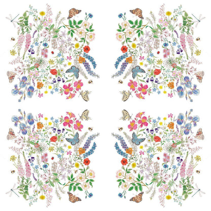 Guardanapo Nature Romance Napkin 1334026 PPD com 2 peças - Palácio da Arte