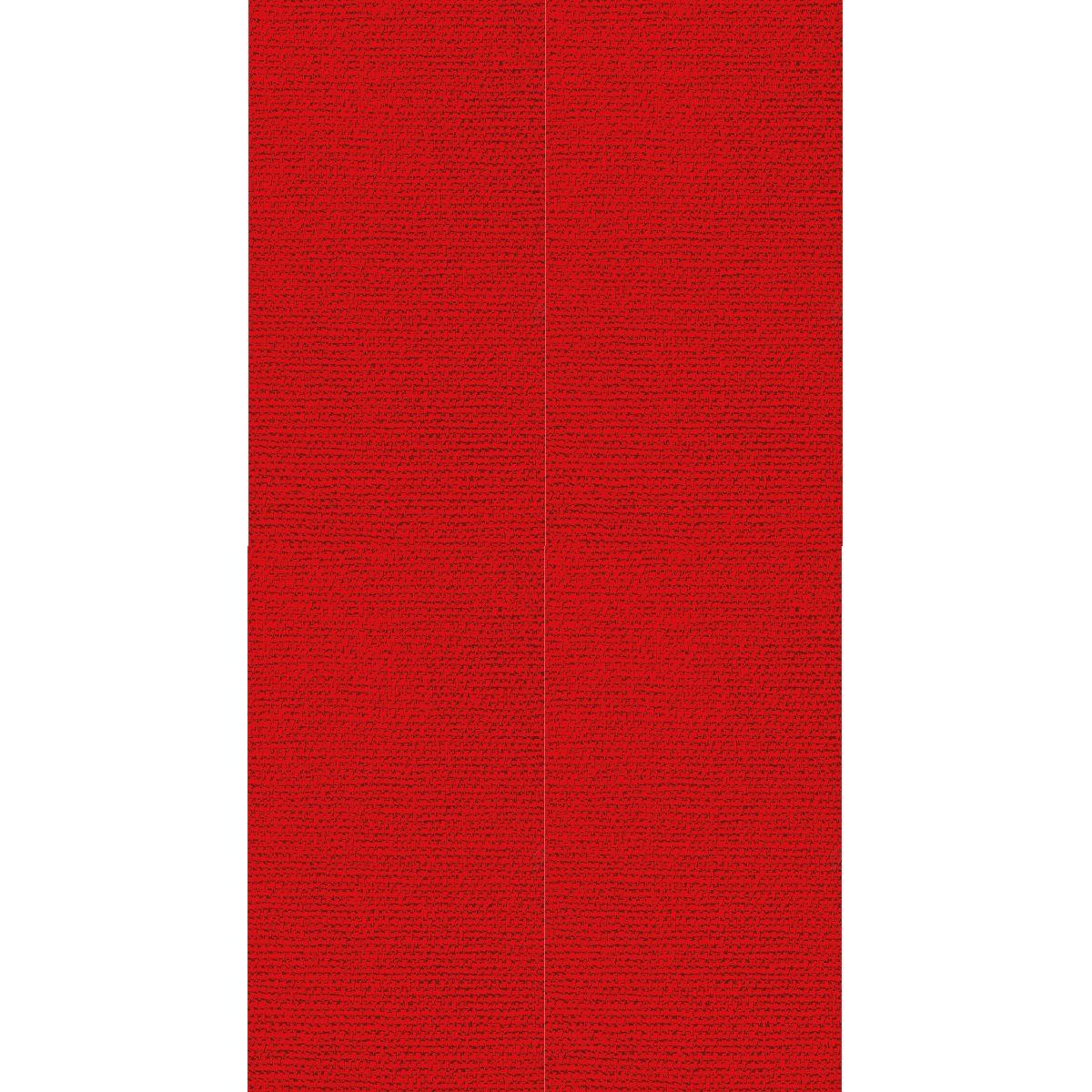Guardanapo Relevo Canvas Red Vermelho 1414258 PPD com 2 peças - Palácio da Arte
