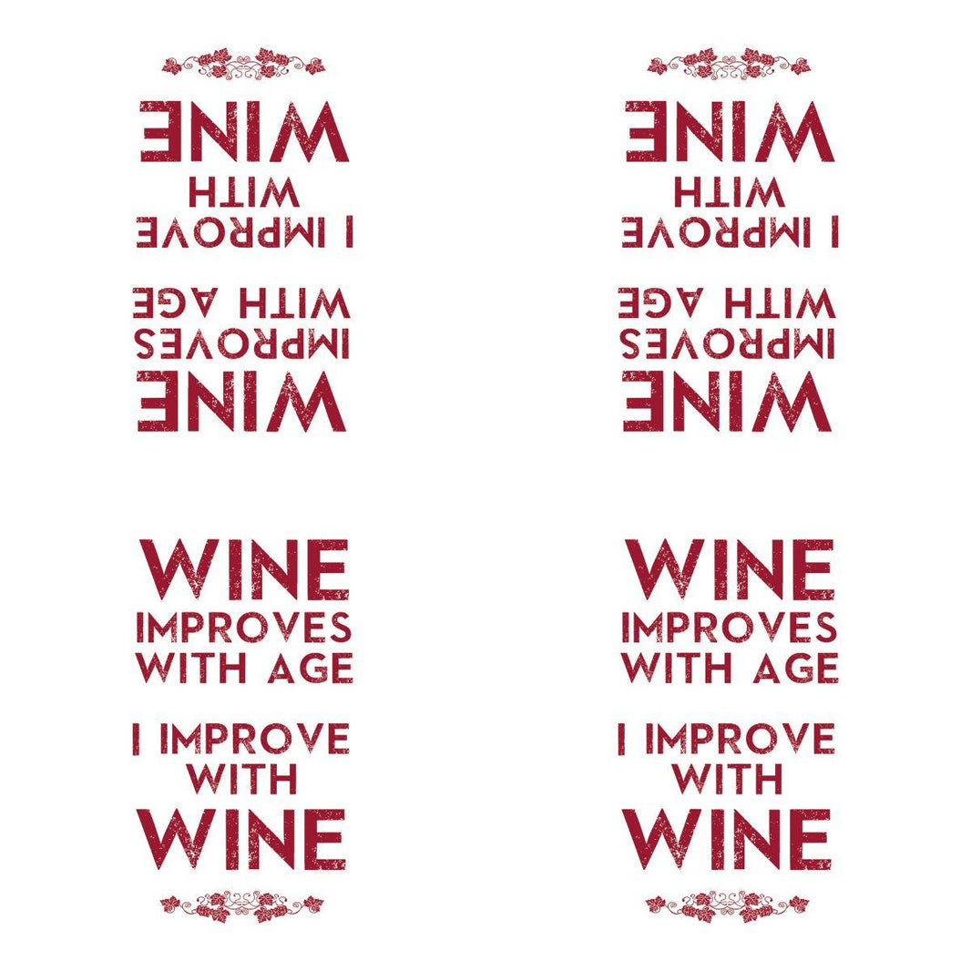 Guardanapo Wine Improves 1334048 PPD com 2 peças - Palácio da Arte