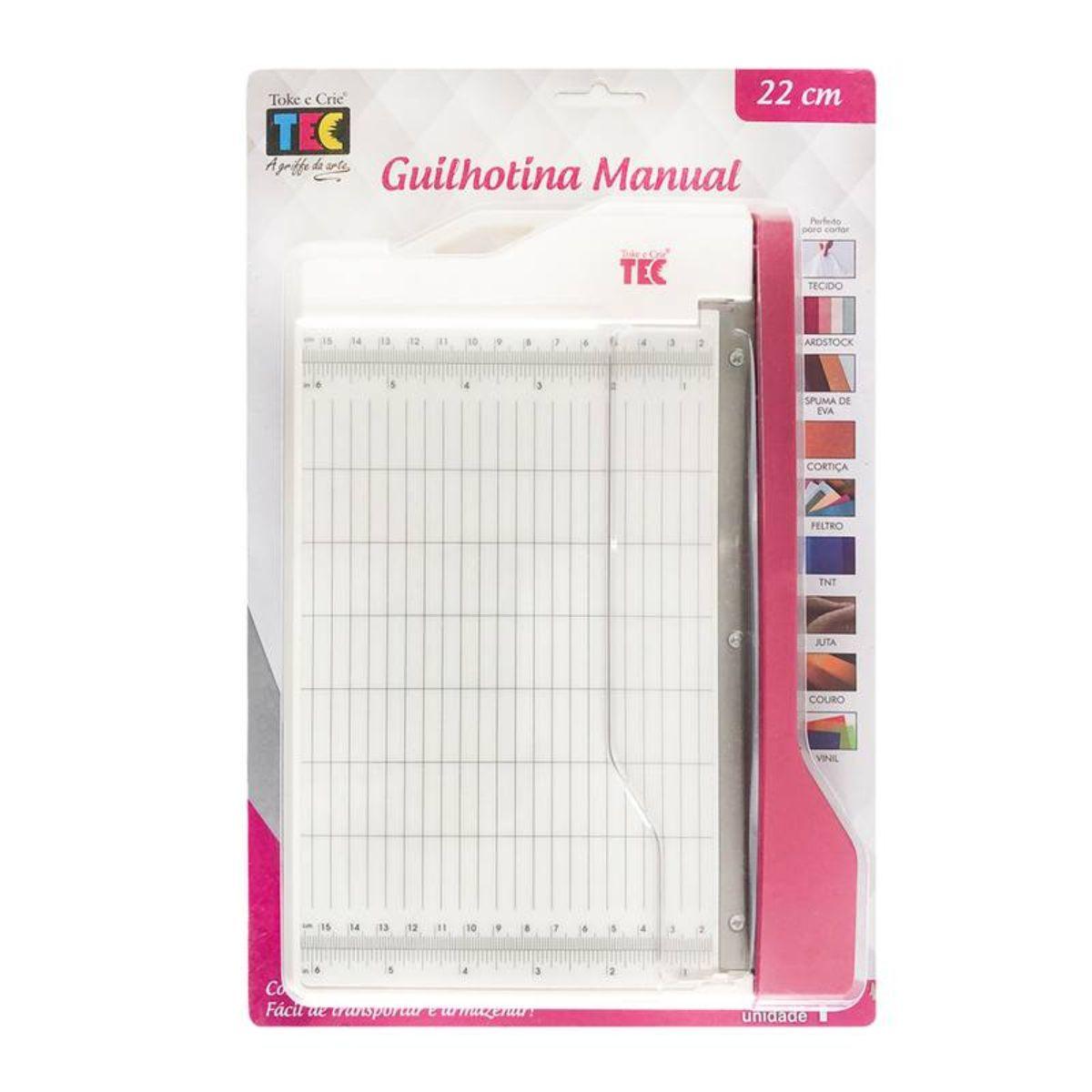 Guilhotina Manual para Corte Linear 22cm DI121 Toke e Crie - Palácio da Arte