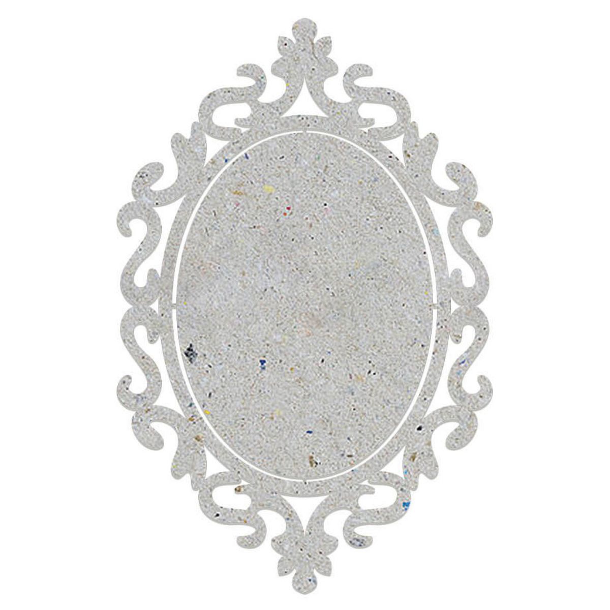 Kit com 2 unidades Chipboard Litoarte CHIP-045 Moldura 8,5x13cm - Palácio da Arte