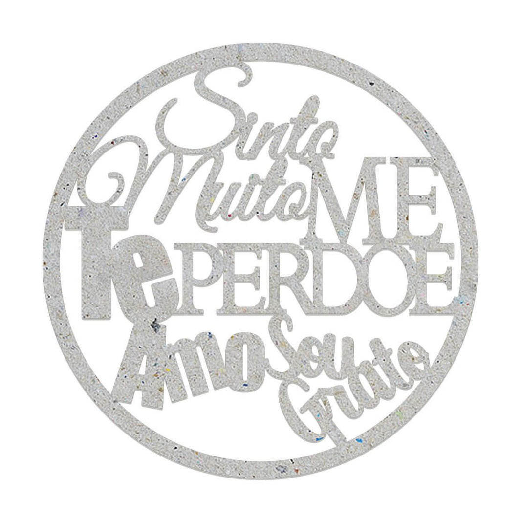 Kit com 2 unidades Chipboard Litoarte CHIP-052 Ho'oponopono 13x13cm - Palácio da Arte