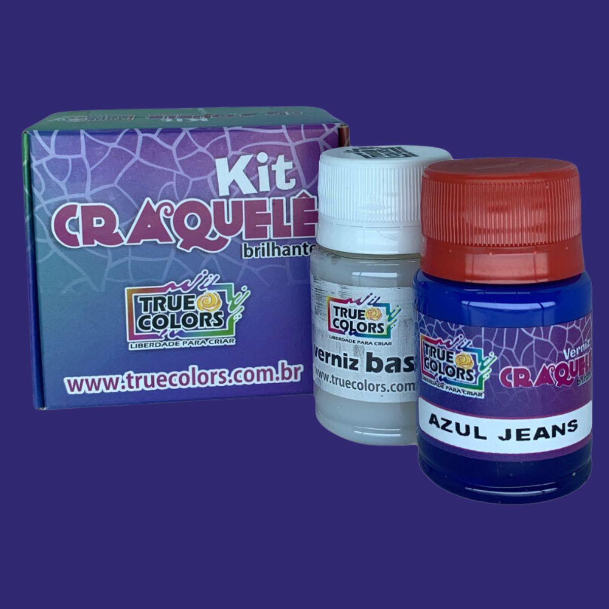 Kit Craquelê 2 potes 37ml True Colors - Palácio da Arte