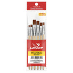 Kit de Pincel Chato Condor 5502 com 6 Peças - Palácio da Arte