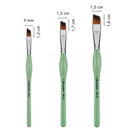 Kit Pincéis Artísticos Condor 405 com 3 Unidades - Palácio da Arte