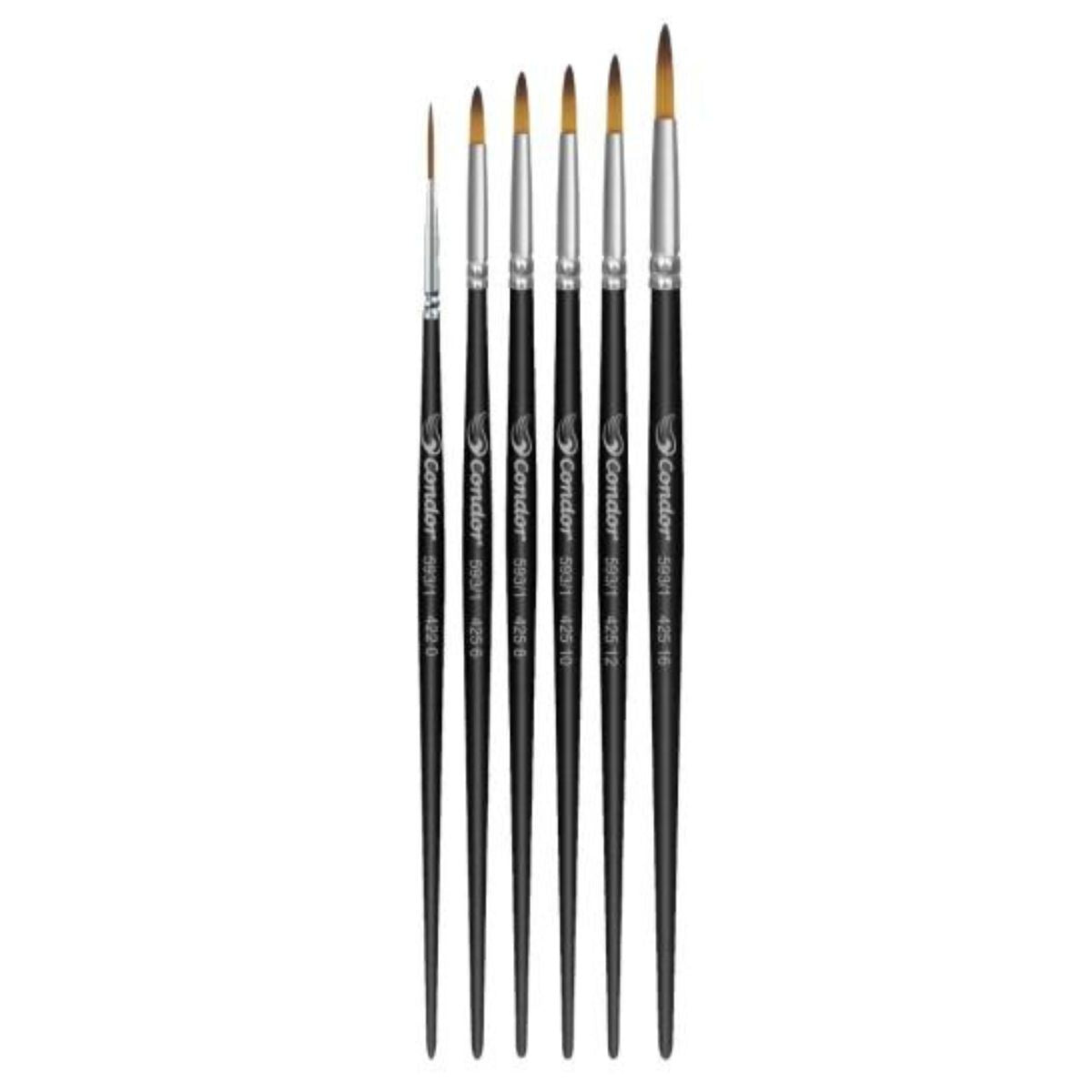 Kit Pincéis Bauer para Pintura 593/1 Superfícies Lisas - Palácio da Arte