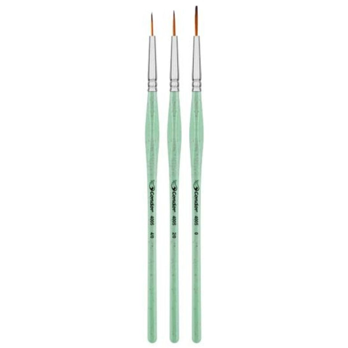Kit Pincéis Ergonômicos Filete para Pintura 4005 - Palácio da Arte