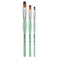 Kit Pincéis Ergonômicos Língua de Gato para Pintura 4004 - Palácio da Arte