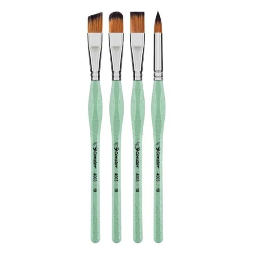 Kit Pincéis Ergonômicos Prático para Pintura 4003 - Palácio da Arte