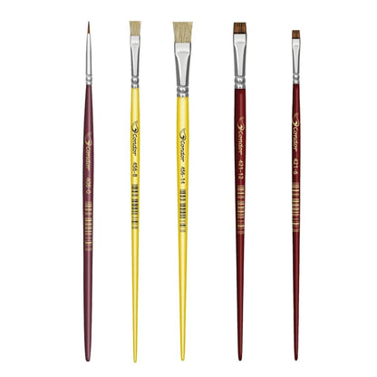 Kit Pincel para Tela Condor 498 com 5 unidades - Palácio da Arte
