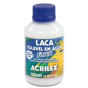 Laca Fosca Acrilex Solúvel em Água 100ml - Palácio da Arte