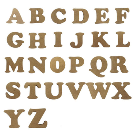 Letras em MDF 10cm Cooper Black - Palácio da Arte