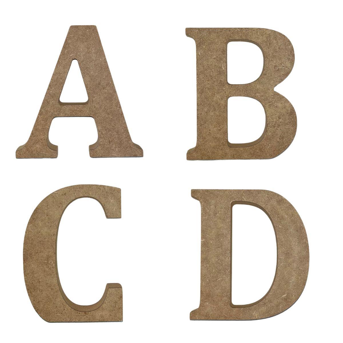 Letras em MDF 12cm de Altura e 1,8cm de Espessura - Palácio da Arte