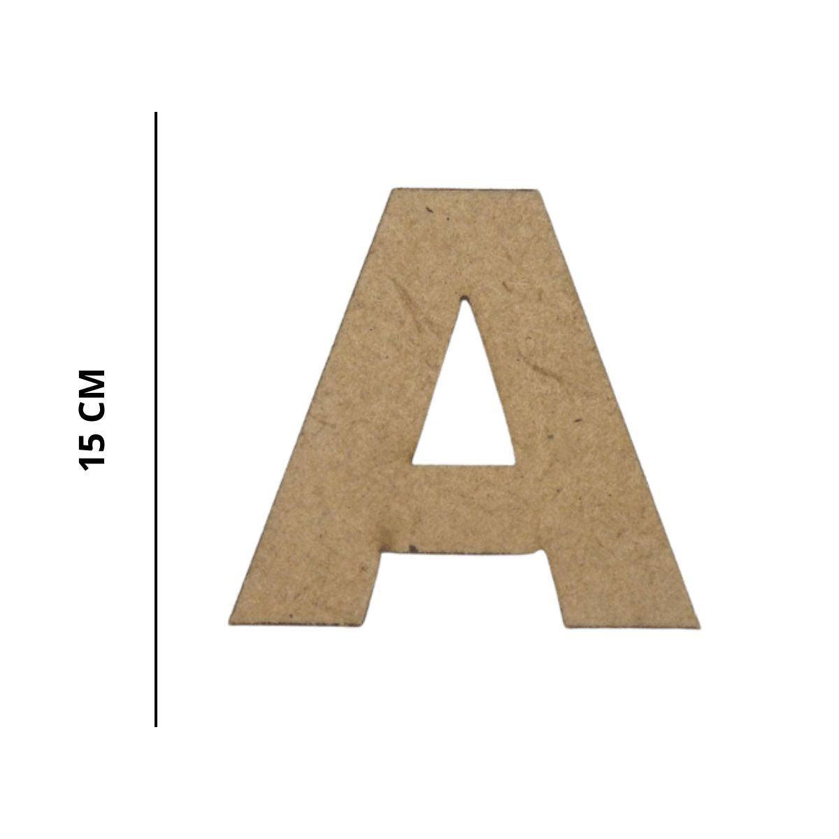 Letras em MDF 15cm Arial Black - Palácio da Arte