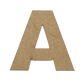 Letras em MDF 15cm Arial Black - Palácio da Arte